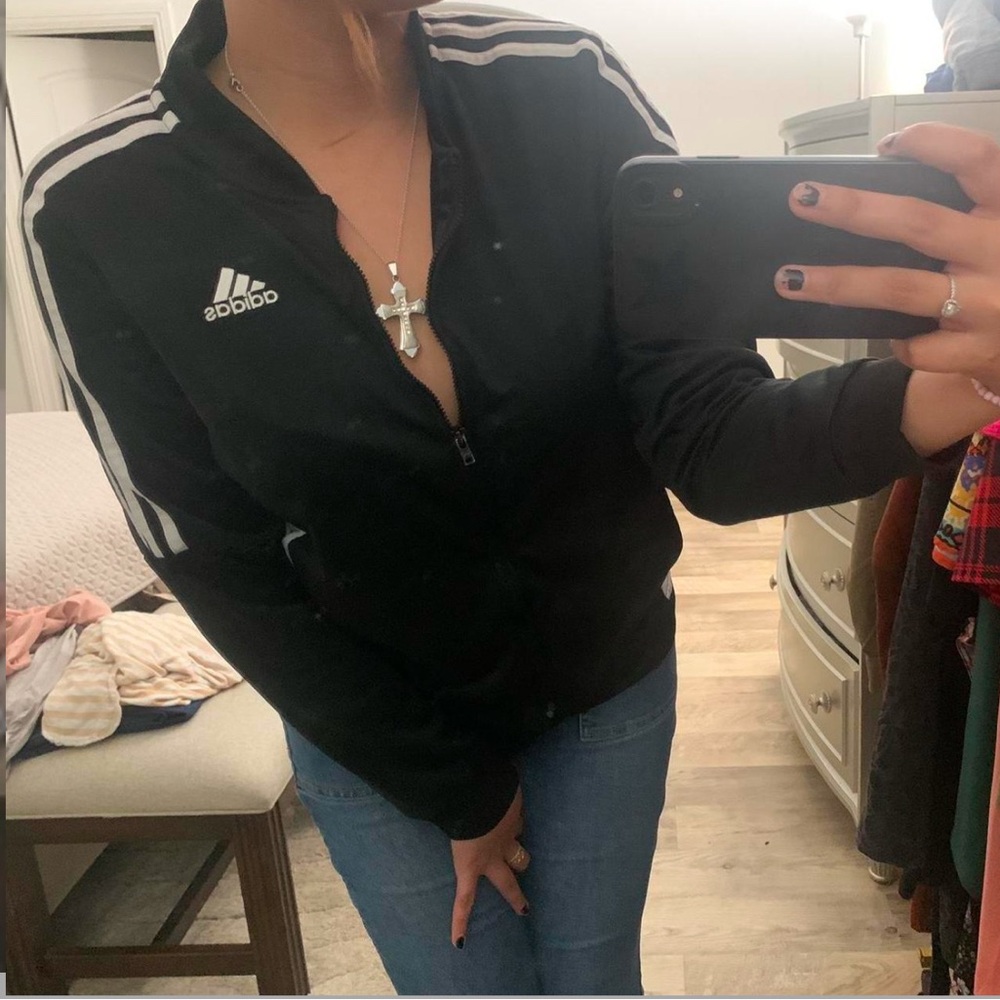 Adidas Girl’s Black Jacket